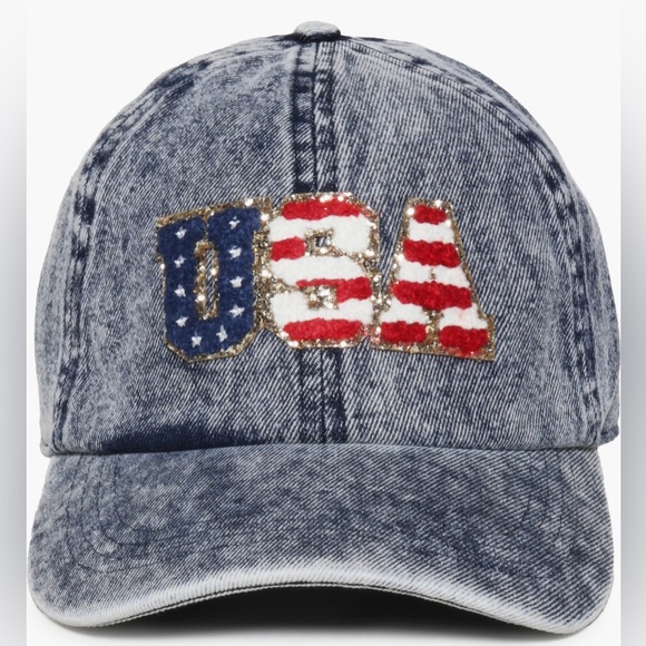 David and Young Accessories - David and Young Patriotic Baseball Cap.